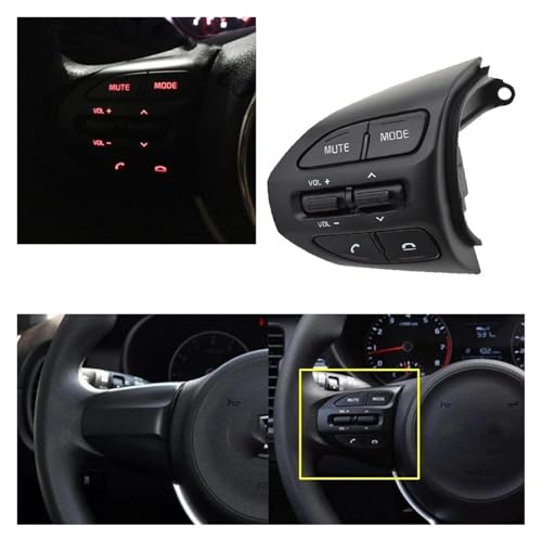 Bouton volant multifonction KIA RIO 2017-2021 commande audio gauche