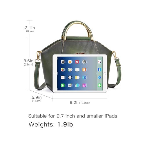Bolso de cuero para mujer estilo satchel y crossbody miniatura 4