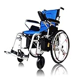 Wheelchairs Folding Foldable Electric Wheelchairs Portable Lightweight Aluminum Trolley Motorize