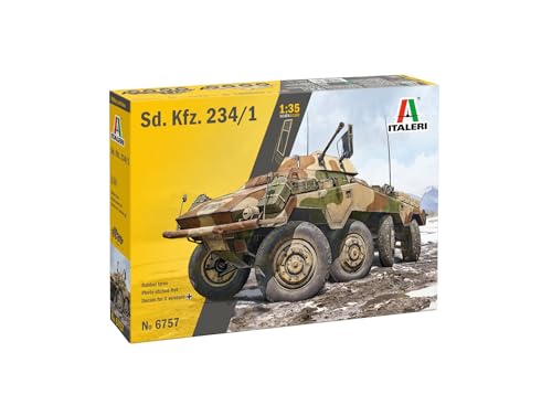 Maquette blindé Sd. Kfz. 234/1 Italeri 1:35 pour diorama militaire et collection de véhicules miniatures