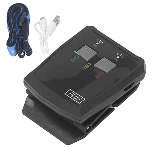 Pilipane Motion Sensor Lamp Rechargeable LED Light with Induction Switch Two Lighting Modes Adjustable Band for Outdoor Camping Hiking Running ABS Material