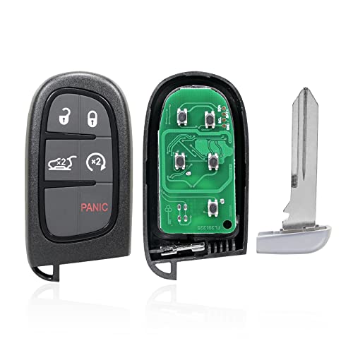 Clé Jeep Cherokee 2014-2020 perdue solution télécommande 5 boutons - 4