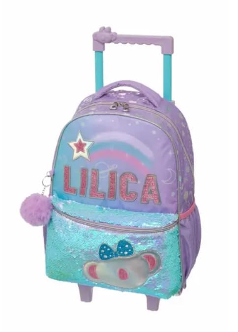 MOCHILA ESCOLAR LILICA CARRINHO S/ALÇA MAKE W 100% ORIGINAL