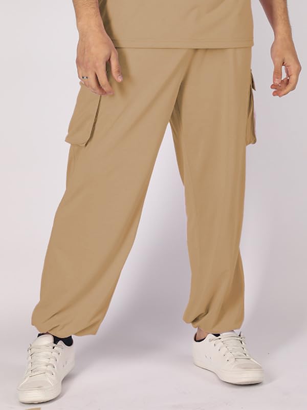 Image of CHKOKKO Men's Casual Track Pant Regular Fit Lower with Side Pockets Comfortable Stylish Sports Gym Running Jogger