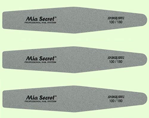Limas de uñas Mia Secret Speedy Zebra para un pulido suave y acabado profesional