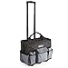 Price comparison product image VonHaus Rolling Tool Bag  Heavy Duty Roller Storage  Large Capacity  Telescopic Handle & Durable Wheels  Strong Material