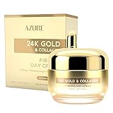 AZURE 24K Gold & Collagen Firming Day Cream - Moisturizing, Illuminating & Lifting | Reduces...