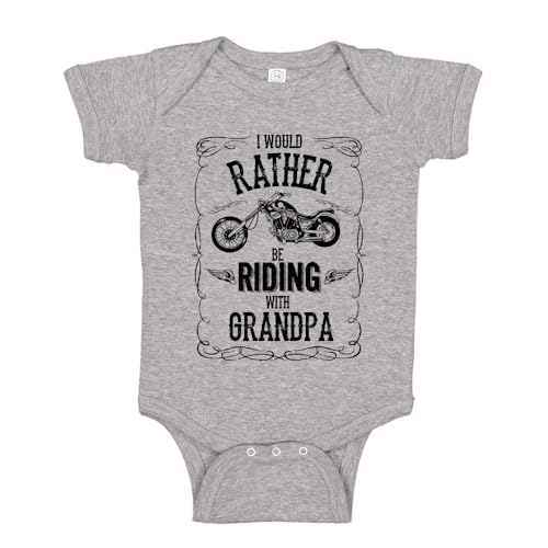 Image of I'd Rather Be Riding with Grandpa Baby One Piece or Toddler T-Shirt