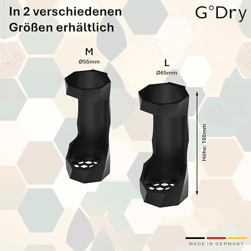 G°Dry Magnetische Halterung für Schalldämpfer – Robuste Kunststoffhalterung zur sicheren Befestigung im Waffenschrank (M)