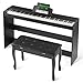 VEVOR Pianoforte Digitale con 88 Tasti Completamente Pesati, Tastiera Elettrica...
