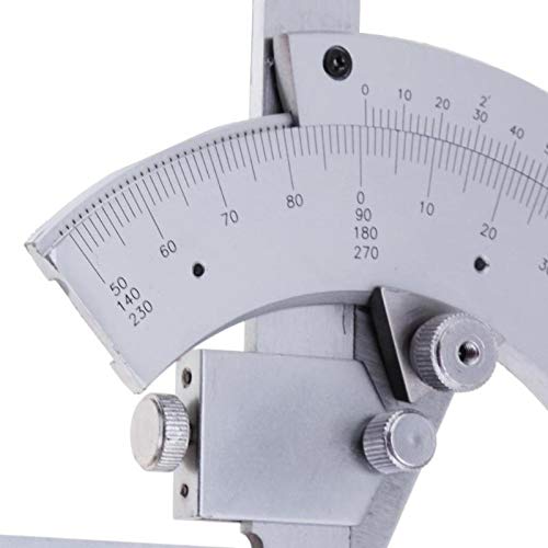 Transportador Universal Protractor Goniometer 0-320° Precisión miniatura 4