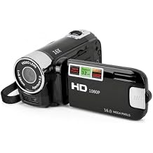 4K Camcorder Vintage, 48MP Retro Camcorder, DV Camera 2.7in TFT Rotatable Screen 16x Digital Zoom Video Camera with USB Cable BLACK