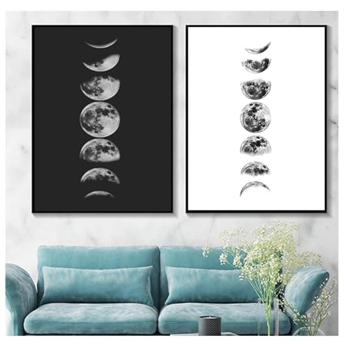 Tableau moderne minimaliste pour décoration de salon et galerie murale chic