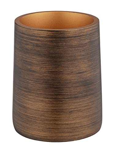 WENKO Gobelet pour brosse à dents Palena, rangement des brosses à dents et des pinceaux de maquillage, polyrésine de haute qualité, design élégant, (L/P...