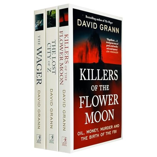 David Grann 3 Books Collection Set (Killers of the Flower Moon, T...
