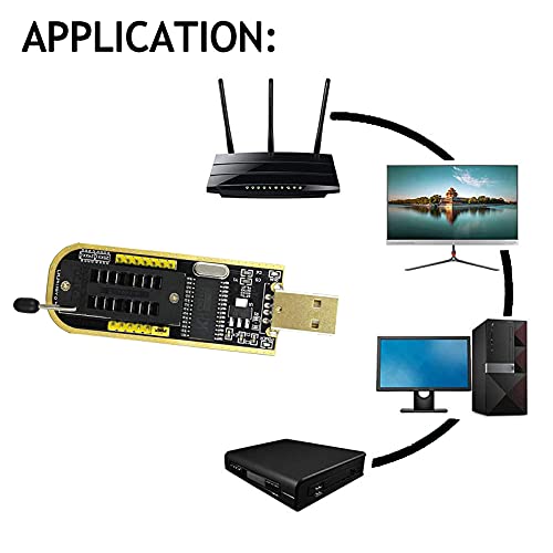 Image of SOIC8 SOP8 Flash Chip IC CH341A USB Programmer Flash BIOS Chip USB Programmer Module SB Programmer+SOP8 Clip+Adapter