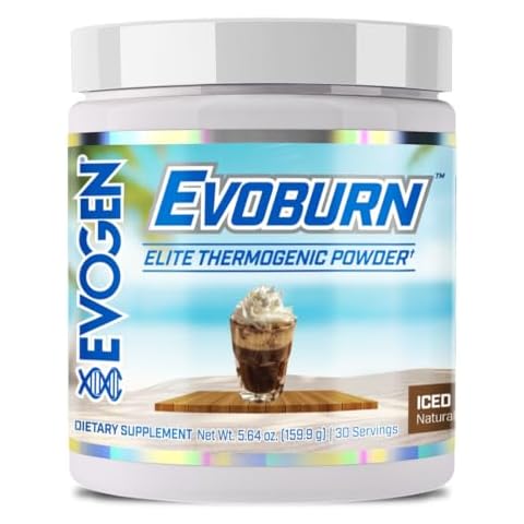Evogen Evoburn - Thermogenic Fat Burner for Men & Women | Energy, Focus, & Appetite Control | Advanced Metabolism Booster Fat Burner Formula with MitoBurn & Caffeine | Iced Mocha Coffee | 30 Servings Cover