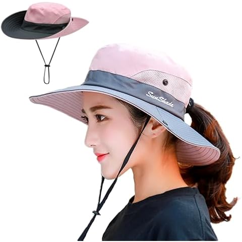 WITERY Women Sun Hat with UV Protection Cover