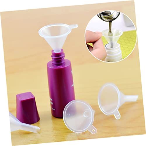 BESTonZON 20 Pçs Funil De Frasco Funil De Plástico Funil De Perfume Pequeno Funil Frasco Frasco Pequ