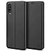 Produktbild BEZ Handyhülle für Samsung Galaxy A70 Hülle, Premium Tasche Kompatibel für Samsung A70, Schutzhüllen aus Klappetui mit Kreditkartenhaltern, Ständer, Magnetverschluss, Schwarz