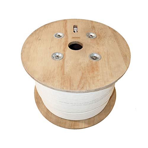 Cable Patch Cat6A U/FTP 1000ft Cobre Blanco miniatura 1