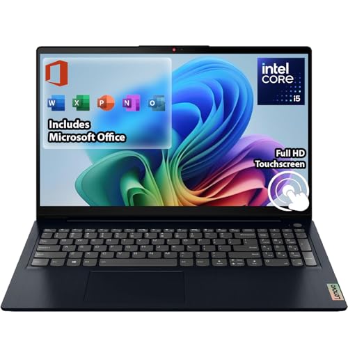 Image of Lenovo Touchscreen IdeaPad Laptop 15.6 inch | 10-Core Intel i5 1335U | 24GB RAM | 640GB Storage(512GB External + 128GB SSD) | with Office Web Apps | Windows 11