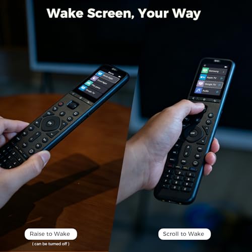 Image of SofaBaton U3 Universal Remote Control,Scroll Wheel, Air Mouse,Bluetooth Multipoint,Smart Remote All in One with Customize Button, Works with IR /Bluetooth /RF Devices,Voice Control with Google Assistant