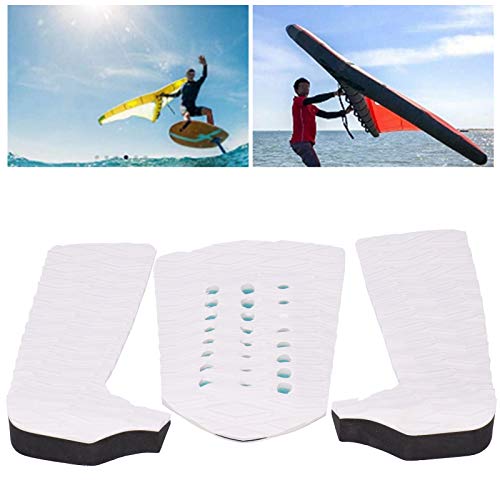 OhhGo 3 peças de tração de prancha de surfe tapete antiderrapante EVA deck pad prancha de surfe aces