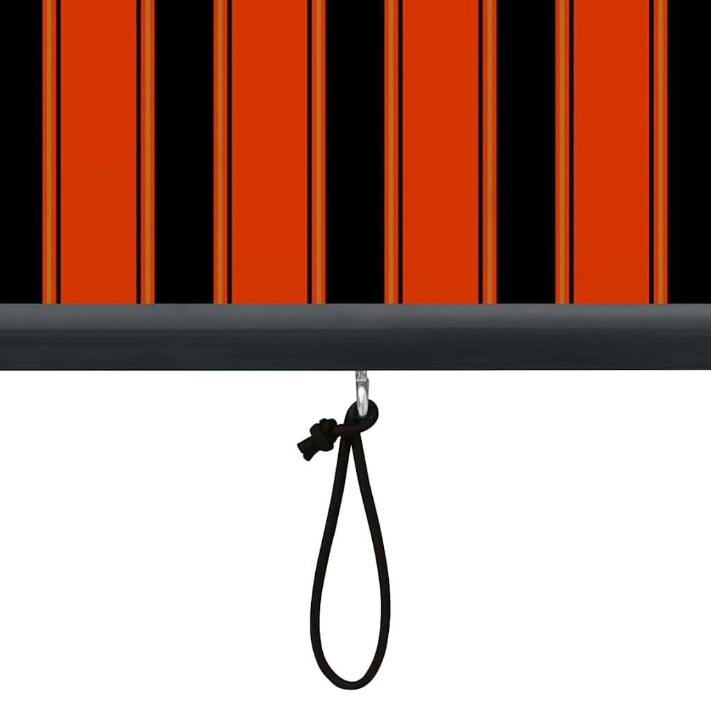 Store Roulant Exterieur 60x250 cm Orange Marron