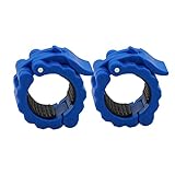 Greenseven Barbell Clamps Olympic - Quick Release Pair of Weight Collar Clips Locking fit 2 Inch Bar