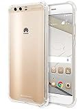 MERCURY Huawei P10 Plus Case, [Air Cushion] Crystal Clear Hybrid [Protective TPU Cover & Hard PC Back] for Huawei P10 Plus, HWP10P-CCH