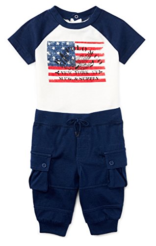Image of Ralph Lauren Baby Boys' Graphic Tee & Jogger