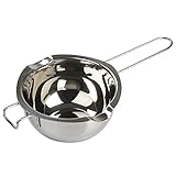 600ML Stainless Steel Double Boiler Universal Melting Pot for Melting Chocolate, Candy, Candle, Soap