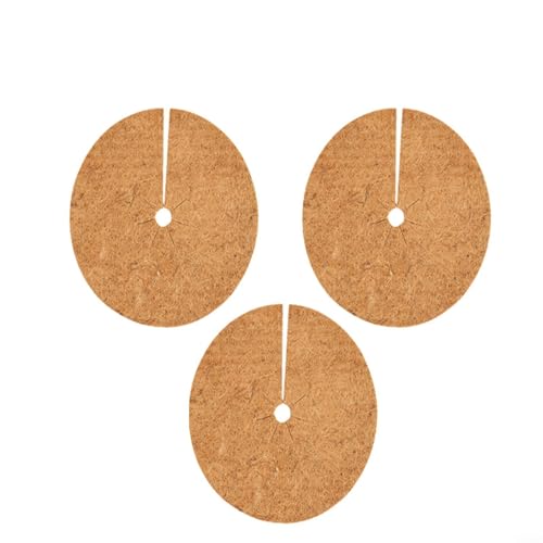 EffiFish Natural Coconut Coir Mulching Discs Plant Protection Mat, Tree Root Cover With Water Retention For Garden(45CM)