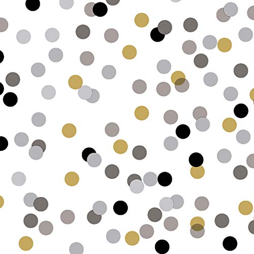 Duni 191257 - Cocktail Servietten Dream Dots Black, Größe 24x24 cm, 20 Stück, 3-lagig, Punkte, Mundtuch, Mundserviette, Partygeschirr, Tischdekoration, Geburtstag, Gartenparty (1er Pack) Cover