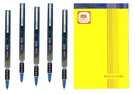 Rorito X07 XO The Ultimate Roller Pens Blue Writing 7 Pcs +1 First ...