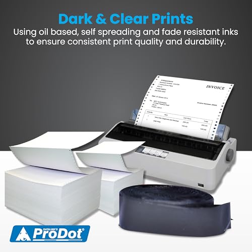 ProDot FX-105 (12.7 x 15 Mtr) Ribbon for Dot Matrix Printer Cartridge (Pack of 08) - Image 4