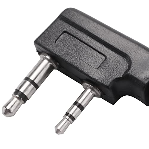 Pekka 2 Pin Noodle Auricolari Cuffie K Spina Auricolari Auricolari Per Uv5R -888S Uv5R Radio Filo Rosso - 5