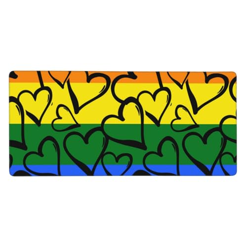 Tapis de souris géant arc-en-ciel, le cadeau Pride idéal pour la communauté
