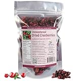 Unsweetened Dried Cranberries | No Added Sugar, Juice or Oils | Canadian Grown | 1g Natural Sugar Per Serving | More Berries Per Ounce Than Sweetened Berries | Woman-Owned Small Company | 3oz