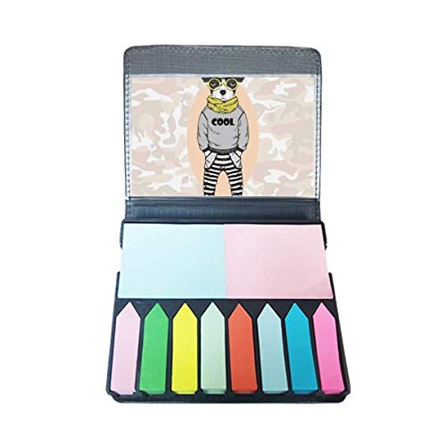 Boîte à marque-page chien aquarelle en carton rigide pour le rangement de bureau