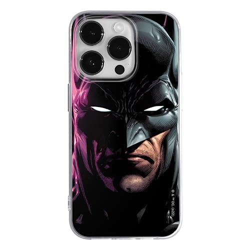 ERT GROUP mobile phone case for Iphone 14 PRO MAX original and officially Licensed DC pattern Batman 070 optimally adapted to the shape of the mobile phone, case made of TPU