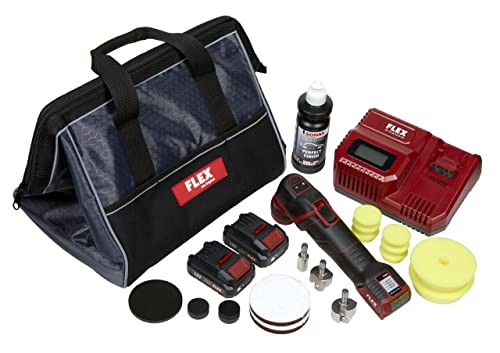 Clean Garage Flex PXE 80 Mini Nano Polisher Kit with 10 Pads