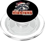 Funny Christmas Raccoon Humor Festive