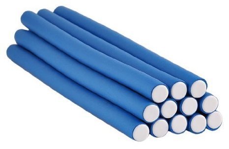 Annie Soft Twist Rollers, Blue, 12 Count, Style Your Hair, Curls, Perm, Rods, Hair Style, Perfect For Styling, Soft Rollers, Flex Rods, Stylist, Hair Stylist, Salon, Barber (880544937648)