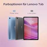 Lenovo MediaTek G85 Tablette avec écran LCD TFT 10,1" 4 Go de RAM 64 Go de mémoire eMMC Android Gris Luna avec étui de Protection et Stylet Passif - 12