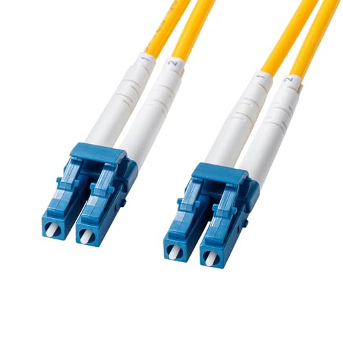 サンワサプライ 補強メガネ型光ファイバケーブル(シングルモード、LC×2-LC×2、1m) HKB-HLCLC1-01