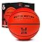 MUTED MOTION Silent Basketball Size 7 (29.5”) – Next-Gen Foam Indoor Basketball w/Advanced Durability, Deep Grooves & High Bounce | Airless Training Foam Ball | Soft & Quiet for Pros, Kids & Toddlers