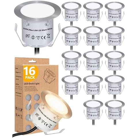 HIBOITEC Recessed LED Deck Light Kits Cover