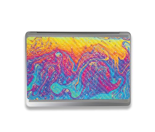 Image of MightySkins Carbon Fiber Skin Compatible with Microsoft Surface Laptop Studio 2 (2023) Full Wrap Kit - Paint Currents | Protective Durable Textured Carbon Fiber Finish | Made in The USA